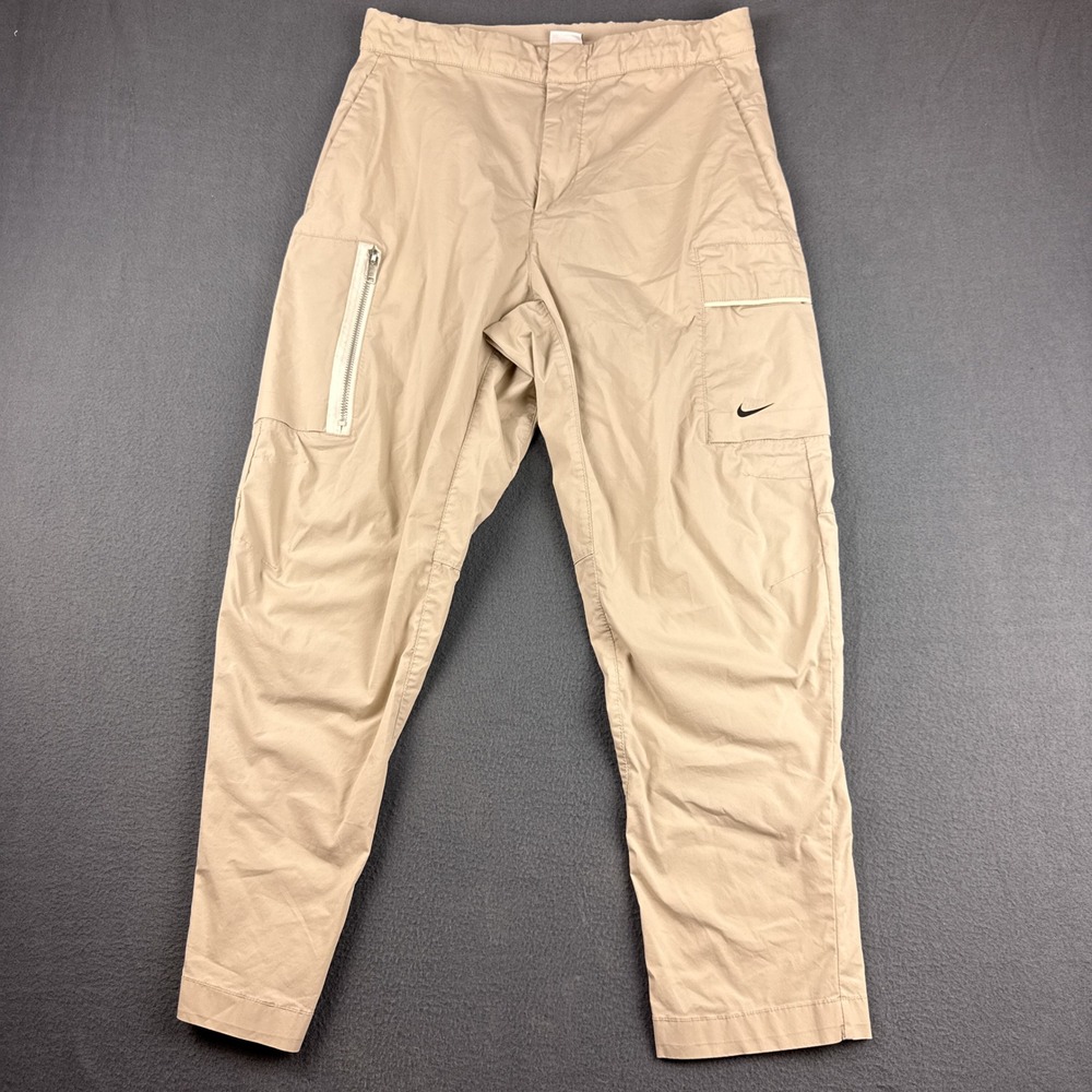 Nike Pants Men's 32 Beige Cargo Utility Sportswear Tech Streetwear DD7034-238